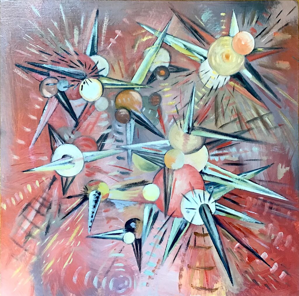 Explosion-Rose - 12x12"